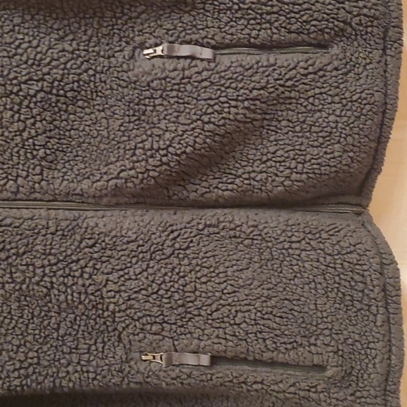 32° Heat Jacket Boys Size Large 14 / 16 Grey Cozy Gray Sherpa Fleece Jacket Zip - Picture 4 of 13